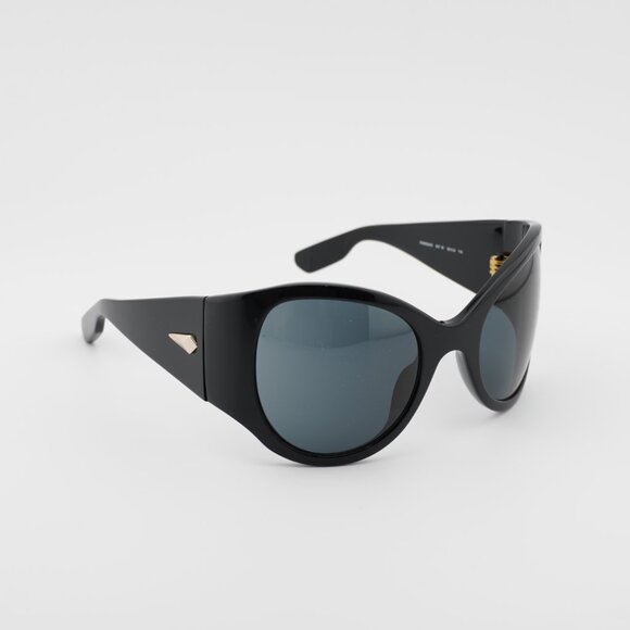 Rag & Bone RNB6004/S 0807 IR Sunglasses Black Butterfly Frame, Smoke Lenses main image 2